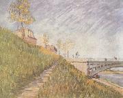 Banks of the Seine wtih the Pont de Clichy (nn04), Vincent Van Gogh